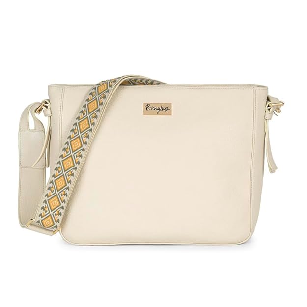 Zomoda W314857A Waterproof Sling Bag  (Cream, 2.7 L)