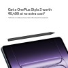 OnePlus Pad 3 World's Fastest Snapdragon 8 Elite Processor, 13.2" 3.4k Screen, 144Hz Adaptive Refresh Rate, 8 Speakers, AI, 12140 mAh Battery, 16 GB RAM + 512 GB ROM WiFi Only Frosted Silver OnePlus Pad 3 World's Fastest Snapdragon 8 Elite Processor, 13.2" 3.4k Screen, 144Hz Adaptive Refresh Rate, 8 Speakers, AI, 12140 mAh Battery, 16 GB RAM + 512 GB ROM WiFi Only Frosted Silver