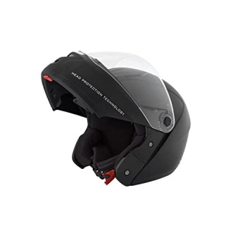 Studds Ninja Elite With Carbon Strip With Clear Visor Full Face Helmet -Black (L)
