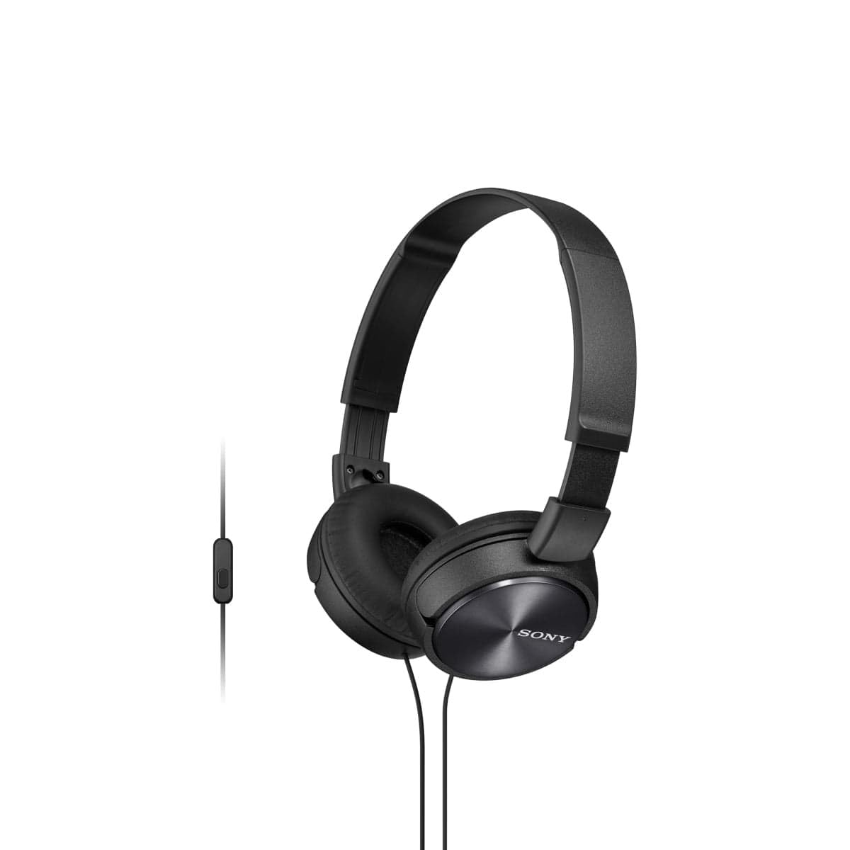 Sony mdr-zx310ap on ear headphone with mic (black)