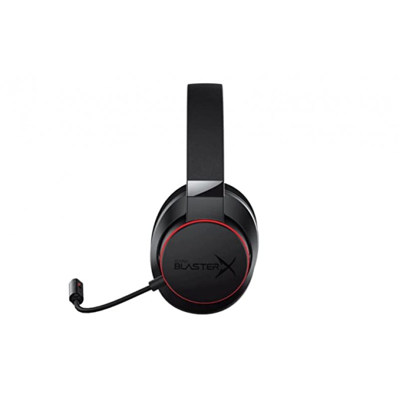 Creative Sound BlasterX H6 USB Gaming Headset with 7.1 Virtual Surround Sound, Memory Foam Fabric Earpads 