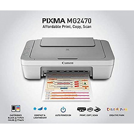 Canon PIXMA MG2470 All-in-One Inkjet Printer