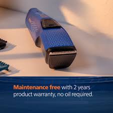 PHILIPS BT1233/28 Trimmer 30 min Runtime 3 Length Settings (Blue)