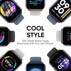 DIZO Watch D Sharp 1.75 with High Res (320*390) Display By realme tech Life Black DW32021
