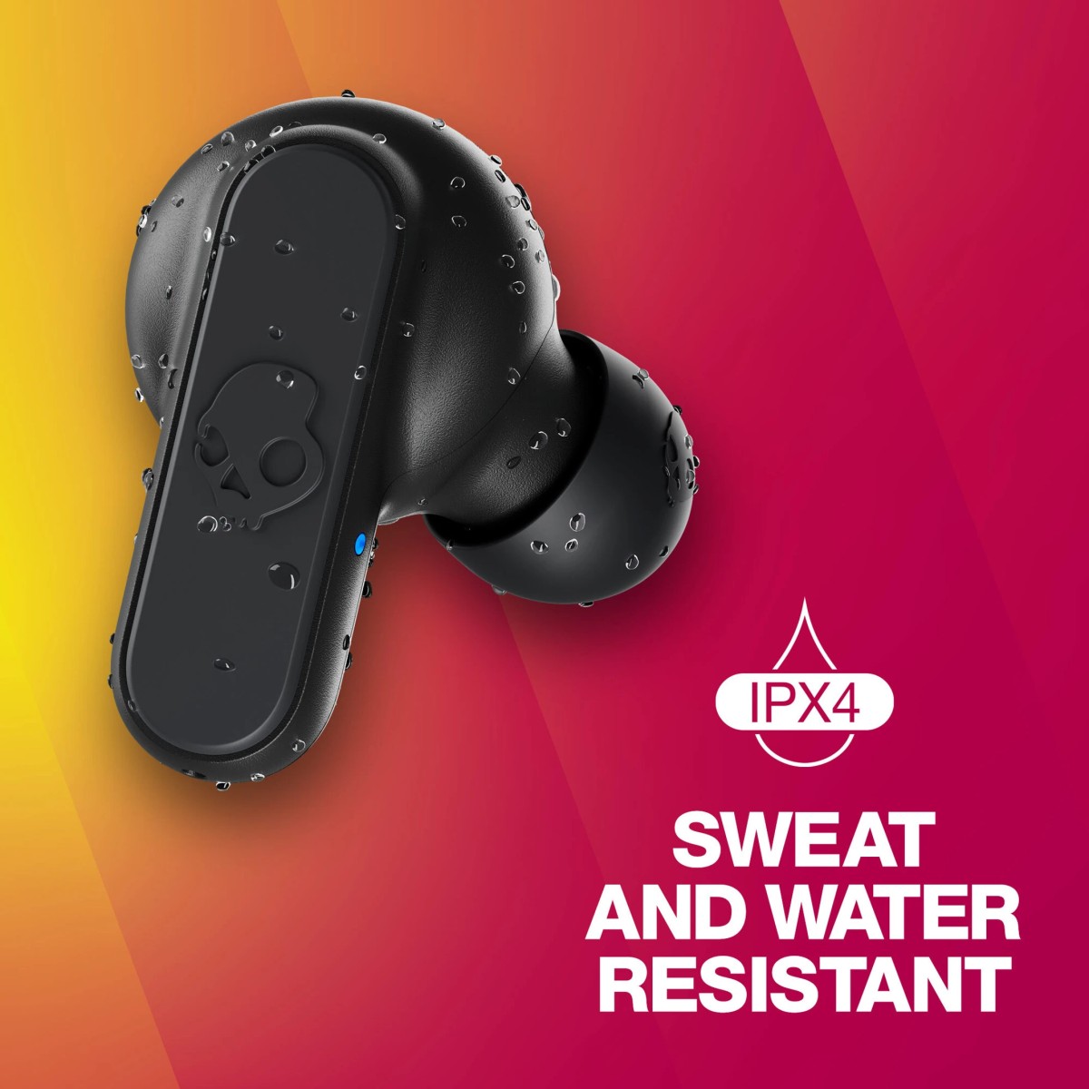 Skullcandy Dime True Wireless in-Ear Bluetooth Earbuds with Charging Case and Microphone, IPX4 Water & Dust Resistant