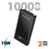 Callmate 10000 mAh 15 W Power Bank   (Black, Lithium Polymer, Fast Charging for Mobile)