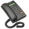 Hello Tf-600 Cli Caller Id Corded Landline Phone for Intercom and Epabx Desk & Wall Mountable (Black)