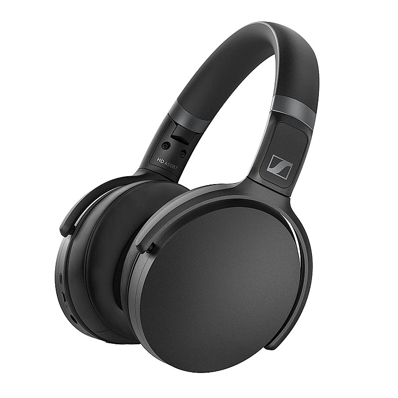 Sennheiser HD 450BT Over Ear Wireless Headphones, with Active Noise Cancellation, Black