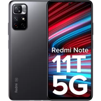 REDMI Note 11T 5G (Matte black, 128 GB)  (8 GB RAM) Refurbished