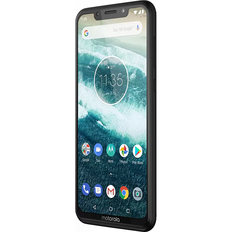  Motorola One Power Black 4 GB RAM 64 GB Storage Refurbished 