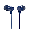 JBL C50HI, Wired in Ear Headphones with Mic Lightweight And Comfortable Fit Blue