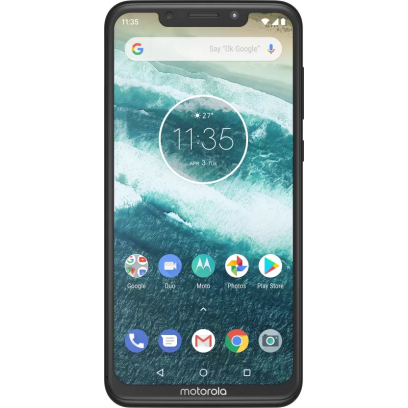  Motorola One Power Black 4 GB RAM 64 GB Storage Refurbished 