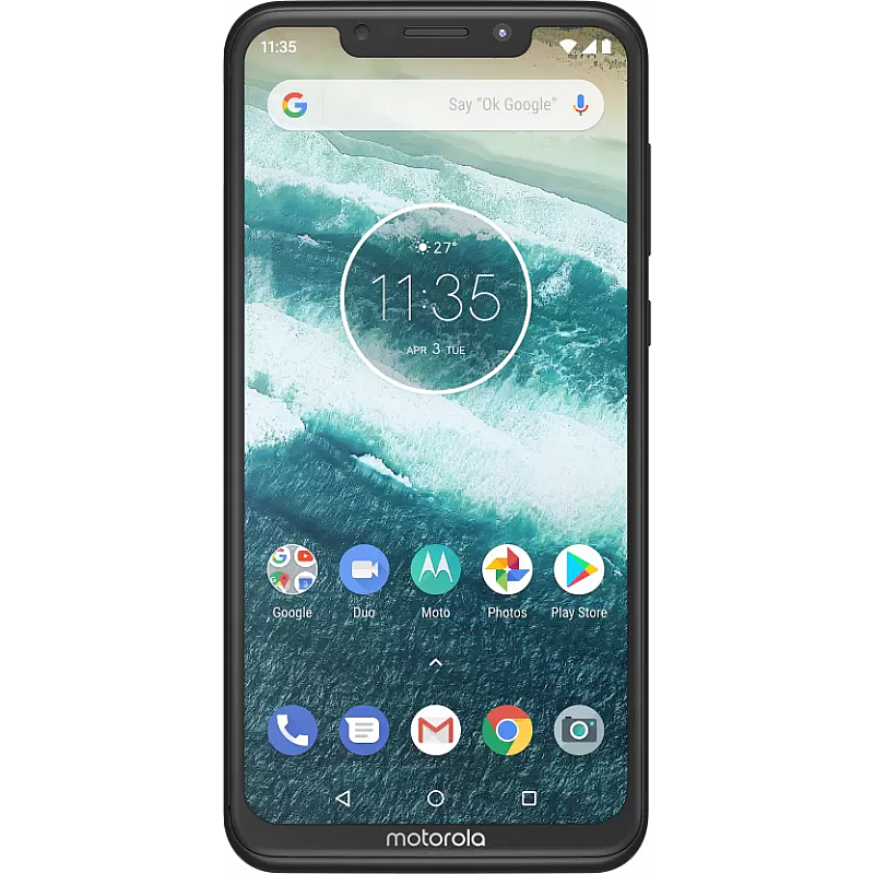  Motorola One Power Black 4 GB RAM 64 GB Storage Refurbished 