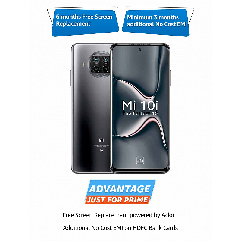 Mi 10i Atlantic Blue, 128GB 8GB RAM Refurbished 