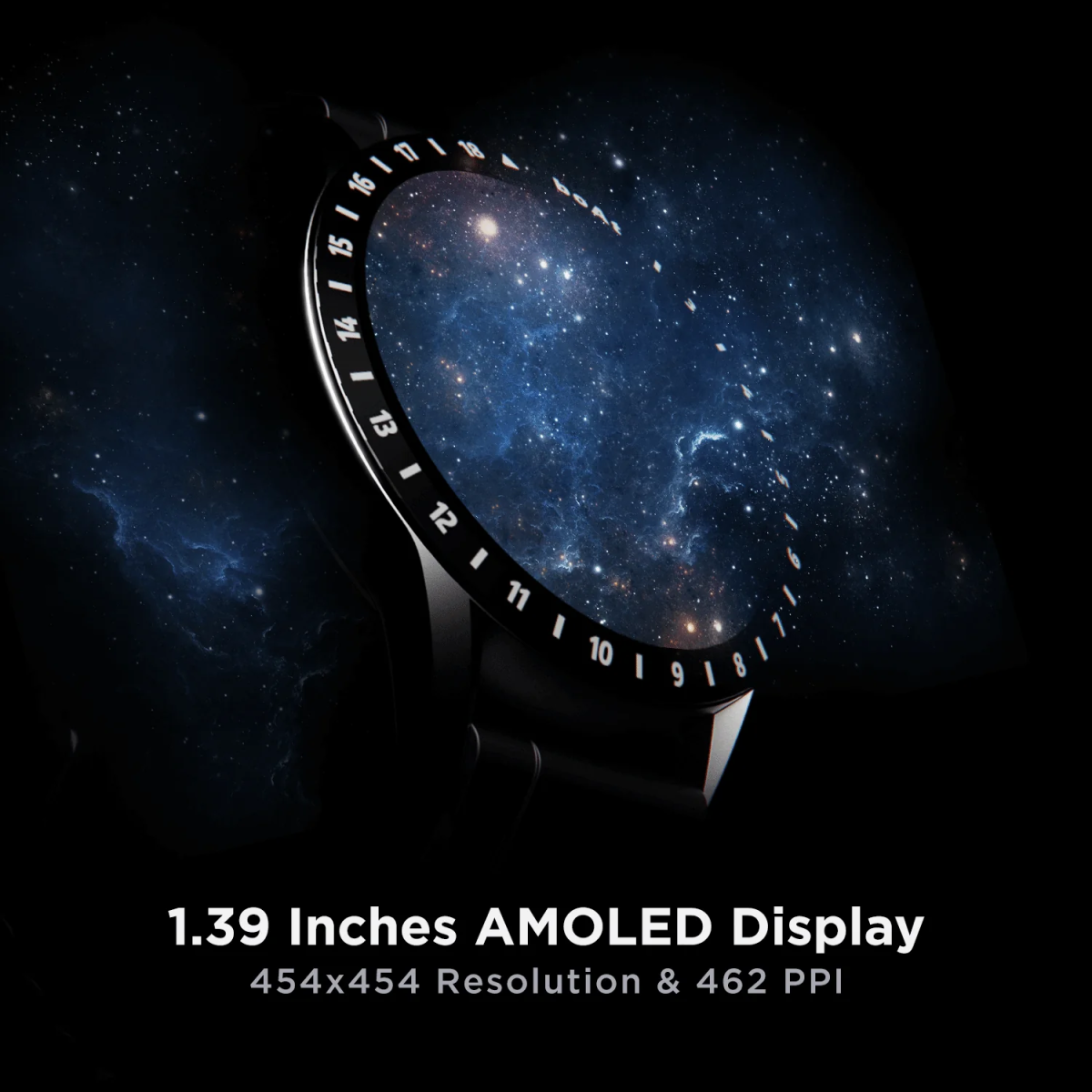 boAt Watch Iris 1.39" AMOLED Display Smartwatch Black