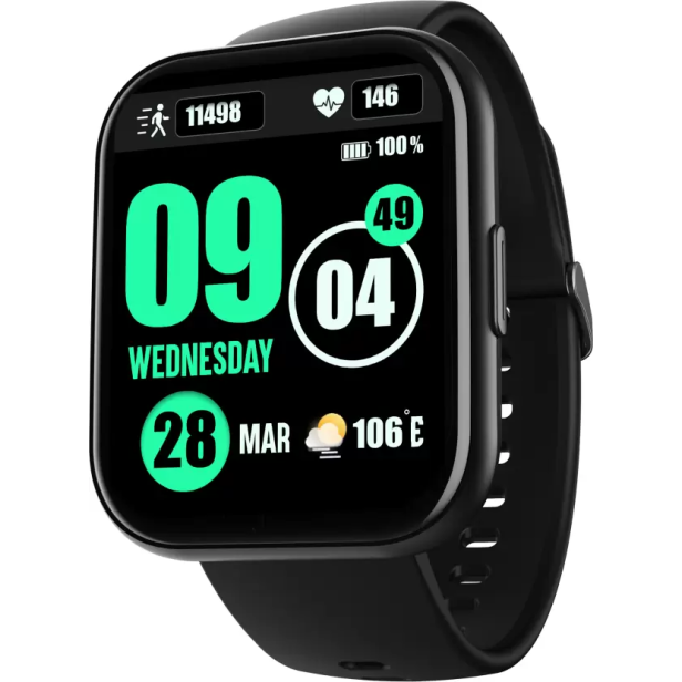 boAt Wave Neo Plus with 1.96" HD Display, BT Calling Smartwatch (Active Black Strap, Free Size) boAt Wave Neo Plus with 1.96" HD Display, BT Calling Smartwatch (Active Black Strap, Free Size)