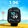 boAt Wave Neo Plus with 1.96" HD Display, BT Calling Smartwatch (Active Black Strap, Free Size)