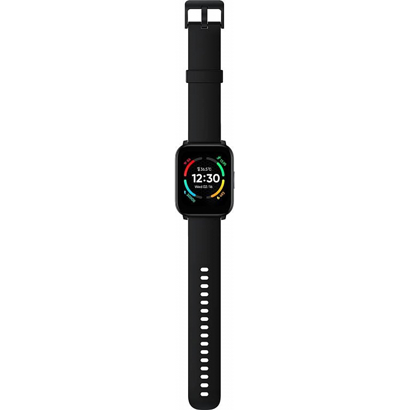 Realme TechLife Watch S100 1.69 HD Display with Temperature Sensor Smartwatch (Black)