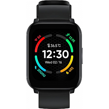 Realme TechLife Watch S100 1.69 HD Display with Temperature Sensor Smartwatch (Black)