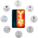 Vivo Y12s (Glacier Blue, 3GB, 32GB Storage Refurbished
