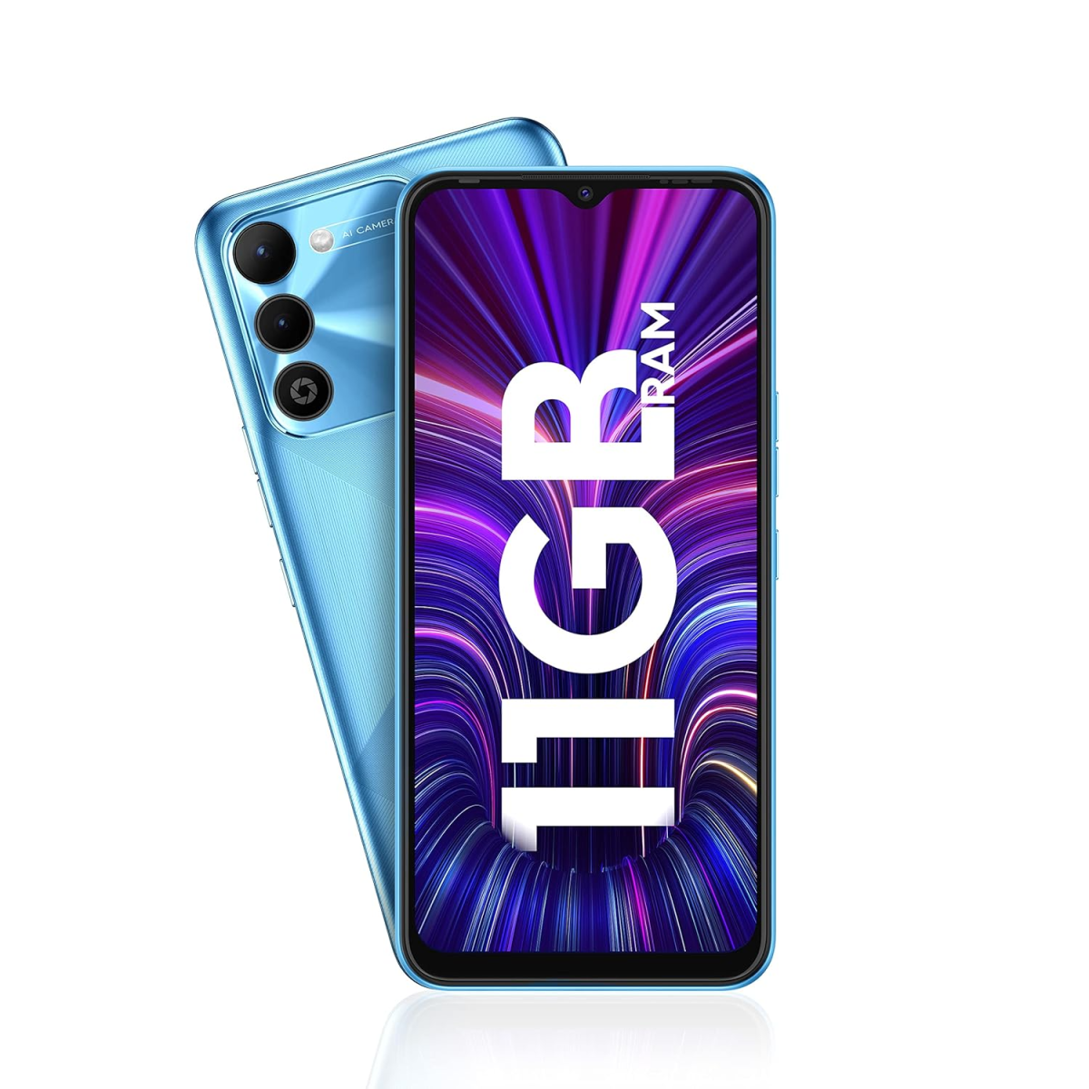 TECNO Spark 9 (Sky Mirror, 6GB RAM,128GB Storage) refurbished