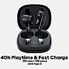 GOVO GOBUDS 600 True Wireless in Ear Earbuds with Mic, ENC, 40H Playtime Black