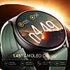 boAt Lunar Prime 1.45" AMOLED Display, BT Calling Smartwatch Sage Green Strap