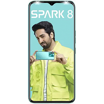 Tecno Spark 8 (Turquoise Cyan 2 GB RAM 64 GB Storage Refurbished