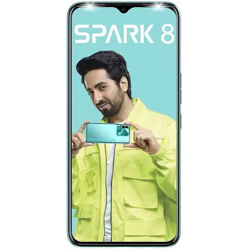 Tecno Spark 8 (Turquoise Cyan 2 GB RAM 64 GB Storage Refurbished