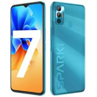 Tecno Spark 7 (Morpheus Blue, 3 GB RAM 64 GB Storage (Refurbished)