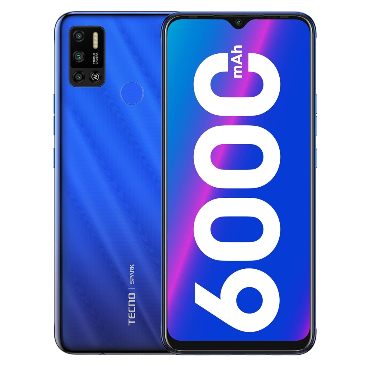 Tecno Spark 6 Air (Ocean Blue, 3GB RAM, 32GB Storage) refurbished