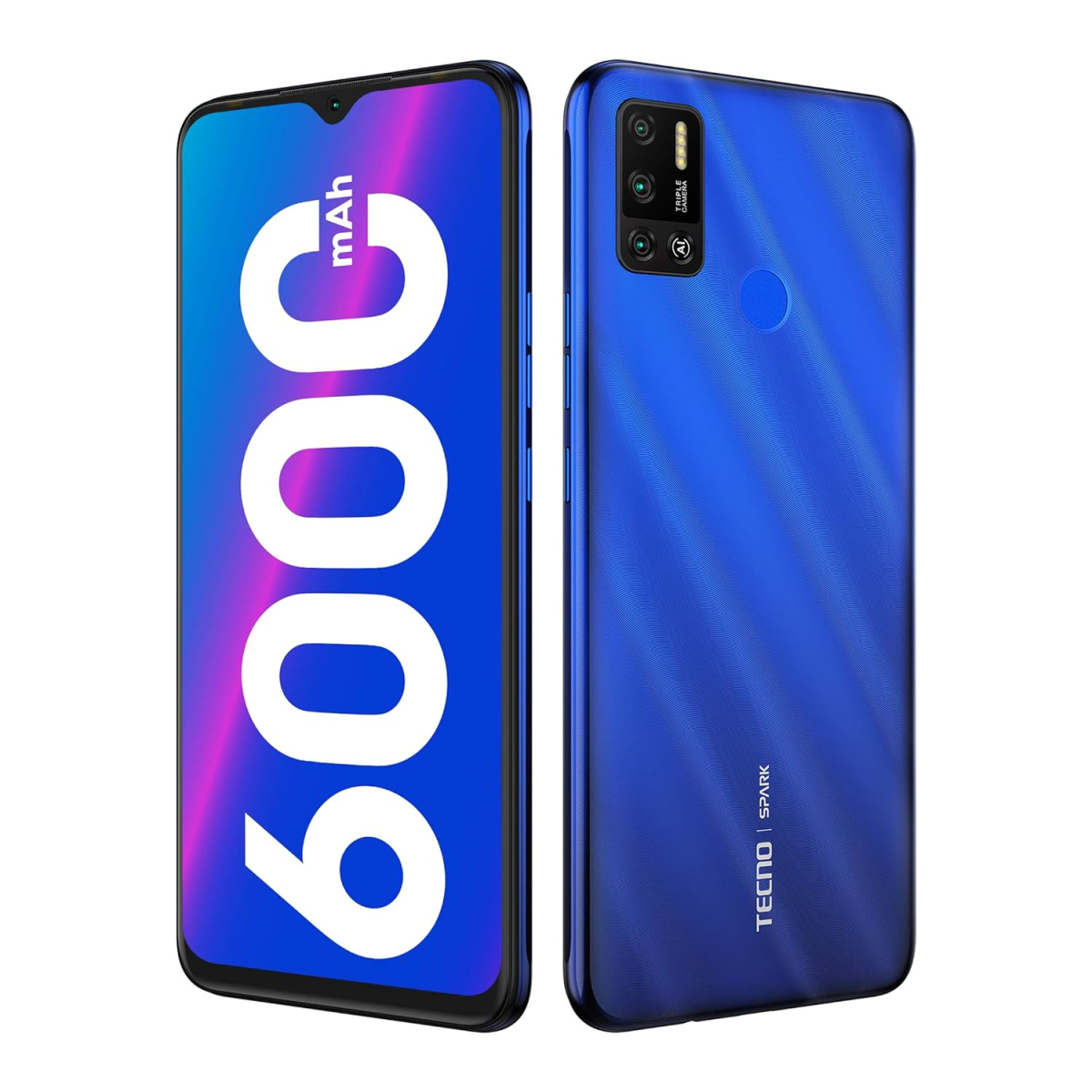 Tecno Spark 6 Air (Ocean Blue, 3GB RAM, 32GB Storage) refurbished