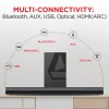 boAt Aavante Bar Thump with Wired Subwoofer, RMS 200 W Bluetooth Soundbar (Carbon Black, 2.1 Channel)