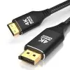 KELink 4K DisplayPort to Mini HDMI Cable 3FT, DP to Mini HDMI Male Video UHD 1440P/2K@120Hz,4K@30 Nylon DP to Mini HDMI Uni-Directional
