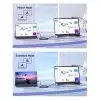 KELink 4K DisplayPort to Mini HDMI Cable 3FT, DP to Mini HDMI Male Video UHD 1440P/2K@120Hz,4K@30 Nylon DP to Mini HDMI Uni-Directional