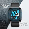 Ambrane Pulse Smartwatch (Black Strap, Regular)