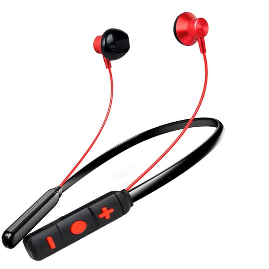 PTron Tangent Pro NeckBand Bluetooth Headset (Red Black In the Ear)