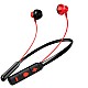 PTron Tangent Pro NeckBand Bluetooth Headset (Red Black In the Ear)