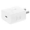 SAMSUNG Original 25W, Type C Power Adaptor compatible for all Samsung Devices (Super Fast Charge 3.0) (White) EP-TA800NWEGIN