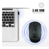 Quantum QHM 271 WIRELESS MOUSE Wireless Optical Mouse with Bluetooth (Black)