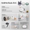 Real Me Air 6 Buds | 50dB Active Noise Cancellation, Hi-Res LHDC Audio, 12.4mm Dynamic Bass Driver, 6 Mic Clear Voice Calls, 51,IP55 Waterproof,TWS for Apple & Android (Air 6, Flame Silver) Real Me Air 6 Buds | 50dB Active Noise Cancellation, Hi-Res LHDC Audio, 12.4mm Dynamic Bass Driver, 6 Mic Clear Voice Calls, 51,IP55 Waterproof,TWS for Apple & Android (Air 6, Flame Silver)