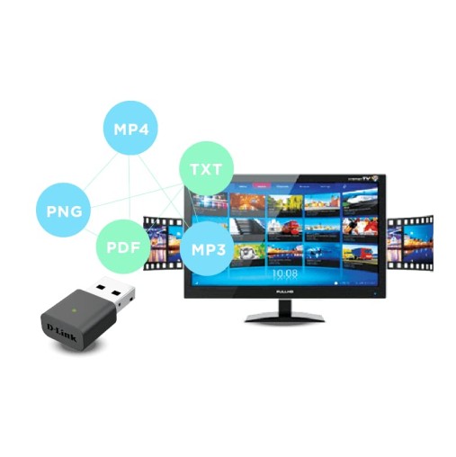 D-Link DWA-131 Wireless N Nano USB Adapter Black D-Link DWA-131 Wireless N Nano USB Adapter Black
