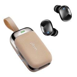 pTron Bassbuds Urban in-Ear True Wireless Stereo Bluetooth Headphones (TWS) with Mic - (Rose Gold)