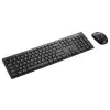 Lenovo 100 Wireless Keyboard and Mouse Set, Ambidextrous 1000 DPI Mouse Optical Sensor, upto 3M clicks, Ultra slim water GX30L66303