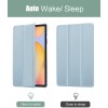 SwooK Case Compatible with Galaxy Tab S6 Lite 10.4 2020, Stand Cover with Translucent Frosted PC Back Shell Fit Samsung Galaxy Tab S6 Lite 10.4 2020 SM-P610/P615 (S6 lite 10.4 Inch, Aqua)