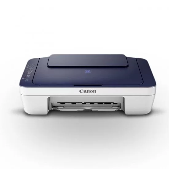 Canon PIXMA E477 All-in-One Wireless Ink Efficient Colour Printer White-Blue