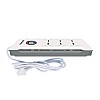 Honeywell Platinum 6 Out Surge Protector with Master Switch White