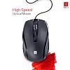 iBall Wintop Soft Key Keyboard and Mouse Combo with Water Resistant Design, Black-