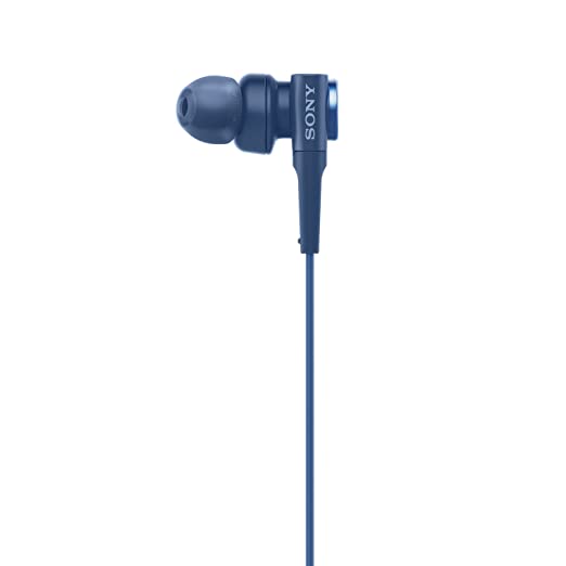 Sony MDR-XB55 Extra-Bass in-Ear Headphones Without Mic (Blue)- Sony MDR-XB55 Extra-Bass in-Ear Headphones Without Mic (Blue)-