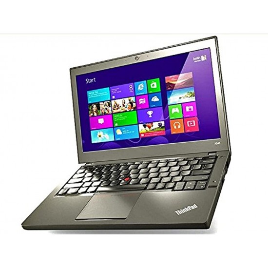 Lenovo ThinkPad X240 4th Gen Core i5/4GB/500GB HDD/Windows 7/Integrated Graphics), Black Refurbished